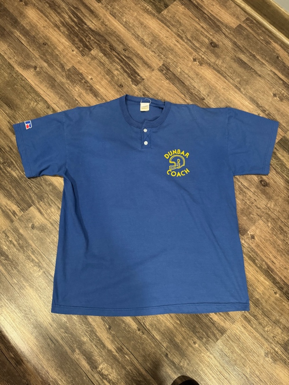 Russell Athletic Dunbar Vocational Career Academy Chicago Football Henley Shirt